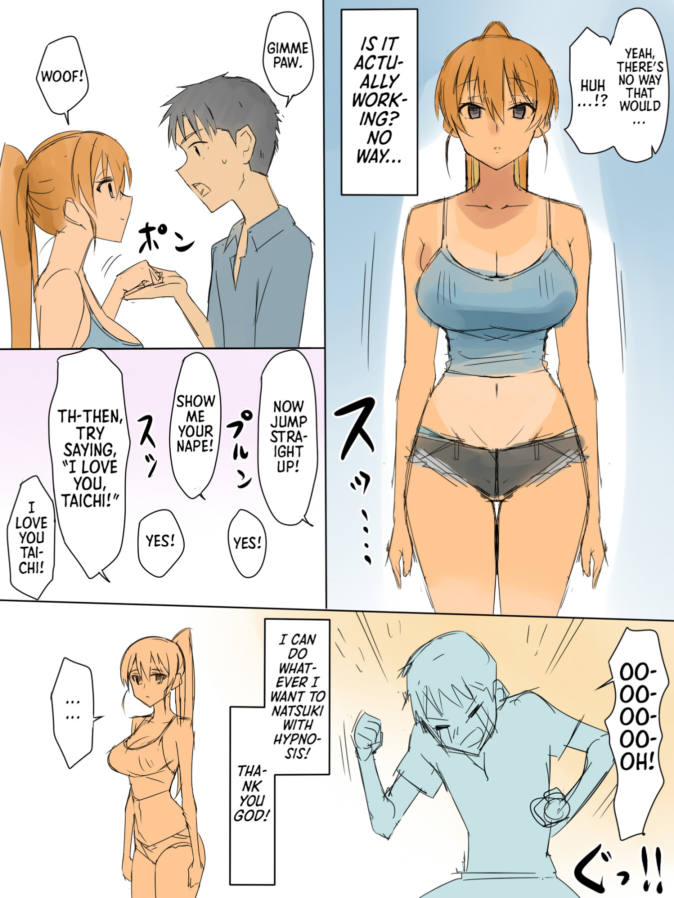 Hentai Manga Comic-A Story About Using Hypnosis to Make the Childhood Friend Who Was Like an Older Brother to Me into My Lover-Read-4